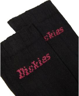 Dickies Sterke Polyester Unisex Volwassenen Zwarte Werk Sokken - One Size