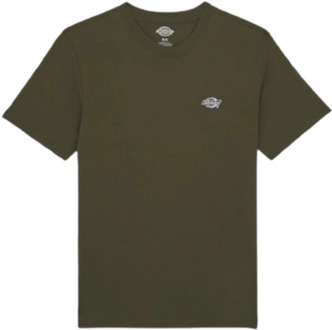 Dickies Summerdale T-shirt Korte Mouwen (Militair Groen) Dickies , Green , Heren - Xl,L,M,S