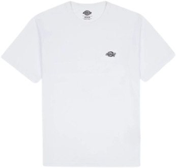 Dickies Summerdale Wit T-Shirt Dickies , White , Heren - Xl,L,M,S