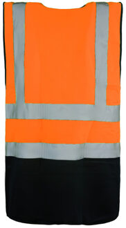 Dickies Tweekleurig Hi-Vis Heren Oranje Vest - maat S