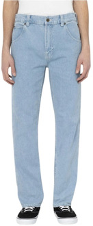 Dickies Vintage Straight Leg Denim Jeans Dickies , Blue , Heren - W36