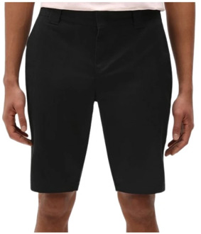 Dickies Zwarte Slim Fit Casual Shorts Dickies , Black , Heren - W29,W28,W31,W30,W34,W33,W36,W32