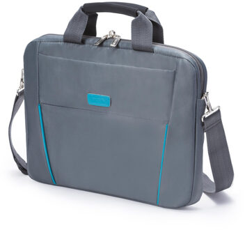 Dicota Slim Case BASE 14 tot 15.6 inch - Laptoptas / Grijs / Blauw