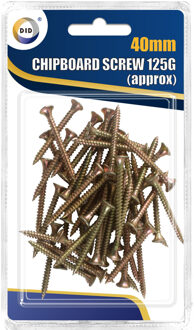 Did 150x Spaanplaatschroeven/kruiskopschroeven 40 mm