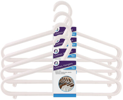 Did 16x Plastic kledinghangers wit