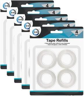 Did 20x Rolletjes plakband voor plakbanddispensers