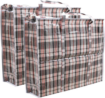 Did 2x stuks opbergtas/hoes voor kussen/deken/dekbed/slaapzak 100x70x30 cm zwart