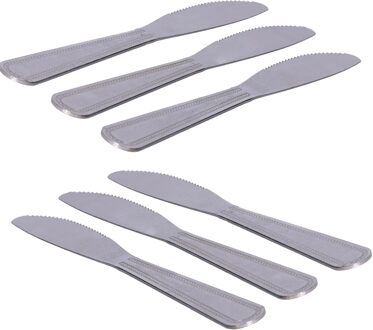 Did DInnermessen - 15x stuks - RVS - 22 cm - bestek - smeermessen