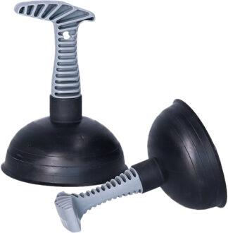 Did Gootsteen ontstopper - 2x - Kunststof - rubber - zuignap - klein formaat - plopper