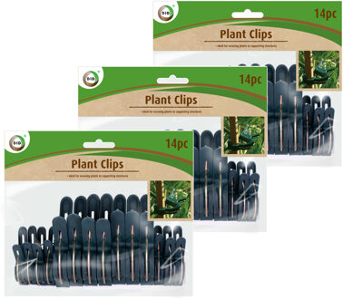 Did Groene plantenklemmen/plantenclips 42x stuks van 4,3 en 6,3 cm