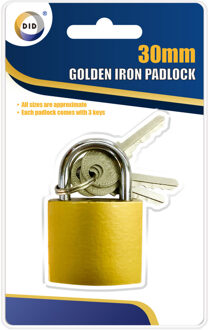 Did Hangslot met 3 sleutels - 3 cm - ijzer