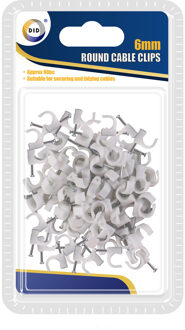 Did Kabelclips-kabelklemmen - 90 Stuks - Met Spijker - 6 Mm