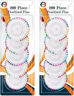 Did Kopspelden/naaispelden - 3.6 cm - gekleurd - 400x stuks - hobby sierspelden