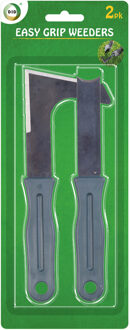 Did Onkruidkrabbers/voegenkrabbers - set van 2x?-?20 cm - kunststof/ijzer - onkruidborstel