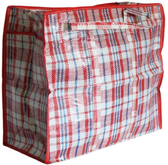 Did Opbergtas/hoes voor kussen/deken/dekbed/slaapzak 100x70x30 cm grijs - Shoppers Rood