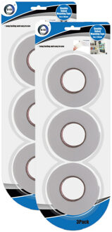 Did Pakket van 6x rollen dubbelzijdig foam tape