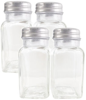 Did Peper en zout vaatje - 8x stuks - set - 4 x 9 cm - Peper en zout stel - Tafelvaatjes voor kruiden