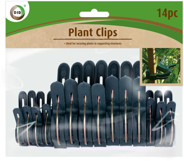 Did Plantenklemmen - groen - 14x stuks - verschillende formaten