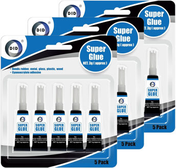 Did Secondelijm - 15x - 3 gram - hobby superlijm