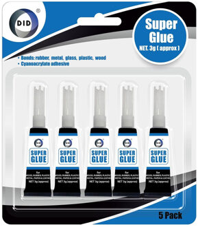 Did Secondelijm - 5x - 3 gram - hobby superlijm