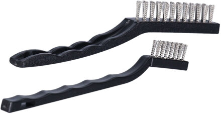 Did Staalborstel - 2-Pack - klein en groot - draadborstel - roestverwijderaar
