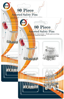 Did Veiligheidsspelden in 4 verschillende maten 160x stuks
