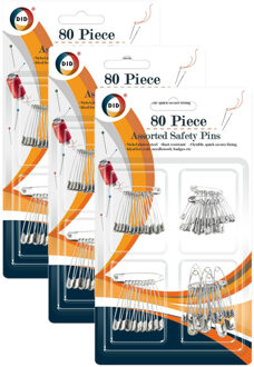 Did Veiligheidsspelden in 4 verschillende maten 240x stuks