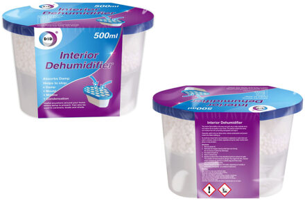 Did Vochtvanger - 5x stuks - 500 ml - Vochtopnemer - Voorkomt geurtjes en schimmels