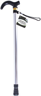 Did wandelstok / loopstok uitschuifbaar - aluminium - tot 89 cm