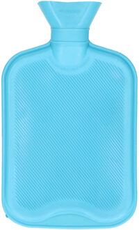 Did Warmwaterkruik - met rubberen hoes - blauw - 2L - kruik