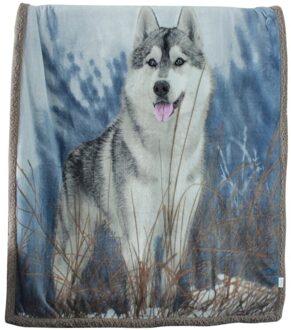 Didihou Wolf Flanel Lam Double-Layer Deken Bed Kleding Warm Sofa Bed Dekens Woonkamer Gooi Fleece Deken sprei