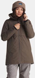 DIDRIKSONS Helle Parka 6 Gevoerde Jas Dames Bruin - 38