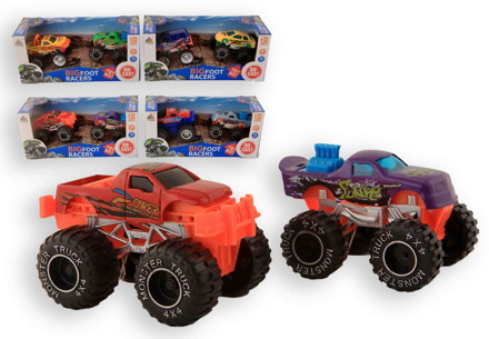 Die-cast Bigfoot racers 7cm Multikleur