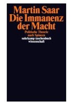 Die Immanenz Der Macht - Saar, Martin