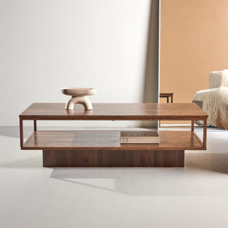 Diede houten salontafel bruin - 130 x 40 cm