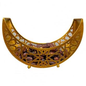 Dienblad Delicate Moon Star Vorm Ijzer Servies Dessert Party Opslag Container Voor Thuis 4