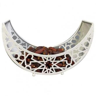 Dienblad Delicate Moon Star Vorm Ijzer Servies Dessert Party Opslag Container Voor Thuis 6