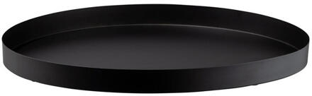 Dienblad Fenno - - Ø52 Cm - Metaal - Zwart