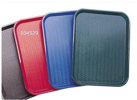 Dienblad Olympia 41.5 x 31 cm Polypropyleen Stapelbaar Rood