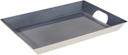 Dienblad / serveer tray Sol?ne - Melamine - blauw - 40 x 29 cm