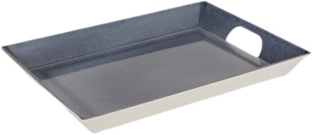 Dienblad / serveer tray Sol?ne - Melamine - blauw - 46 x 34 cm