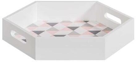 Dienblad Sevilla - multikleur - 5x35x30 cm - Leen Bakker - 30 x 35 x 5