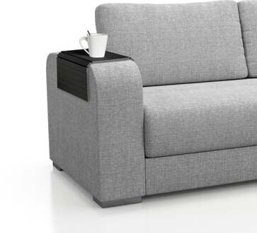 Dienblad sofa - zwart - 44,5x24x0,9 cm Transparant