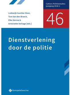 Dienstverlening Door De Politie - Cahiers Politiestudies