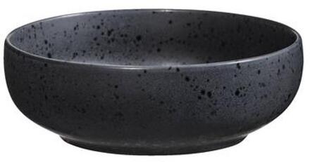 Diep bord Liz - Zwart - Stoneware - Ø16,3 cm - Leen Bakker