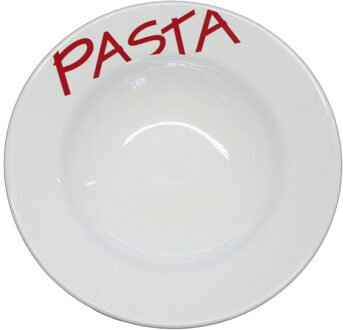 Diep bord PASTA wit 26cm a 6stuks