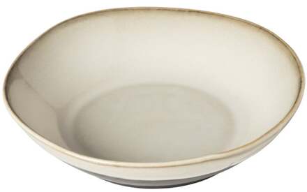 Diep bord Roots - beige - ø20x5.4 cm
