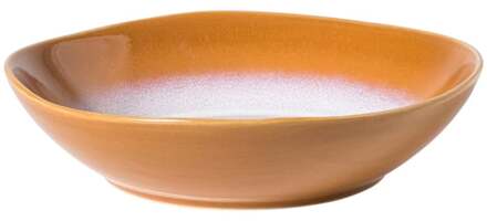 Diep bord roots - oranje - ø20x5.4 cm