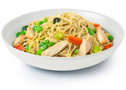 diep soep bord - creme wit - kunststof - D19 cm