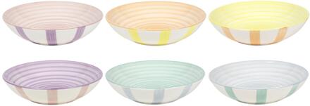 Diepbord 2-tone doos a 6 stuks Ø21cm verschillende